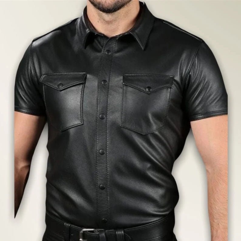 1 Genuine Handcrafted Leather Shirt
