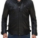 Cafe Racer Leather Jacket