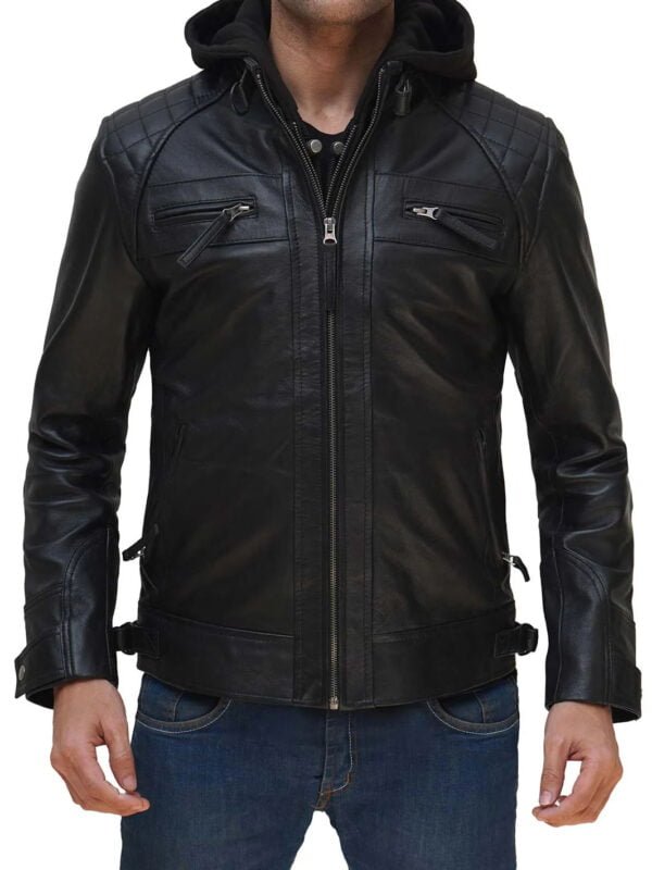 Cafe Racer Leather Jacket