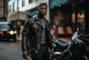 leather jacket